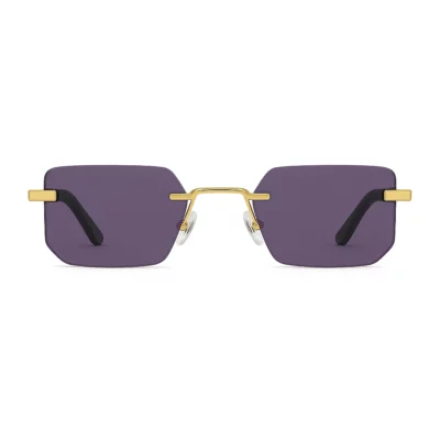 Pablo goud, Paarse lens, Rimless, Randloos