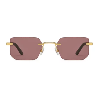 Pablo goud, Roze lens, Rimless, Randloos